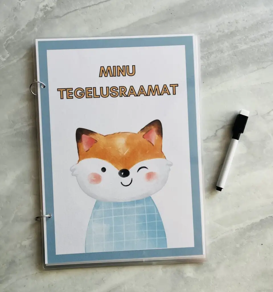 Avaleht loomaega tegelusraamat