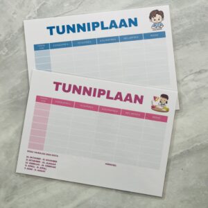 tunniplaaanid